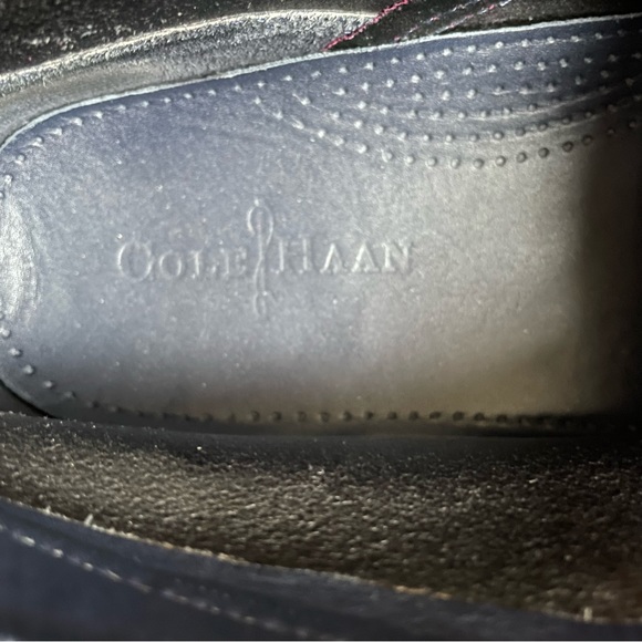 Cole Haan Navy Chukka Boots - Picture 5 of 7